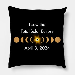 I saw the total solar eclipse Pillow