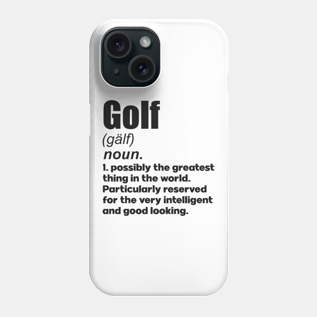 Golf girl coach gift. Perfect present for mother dad friend him or her Phone Case by SerenityByAlex