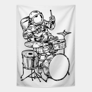 SEEMBO Spaceman Playing Drums Drummer Drumming Musician Band Tapestry