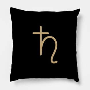 Saturn Solar System Symbol Pillow