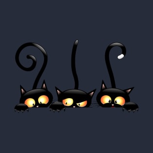 Black cat Halloween T-Shirt