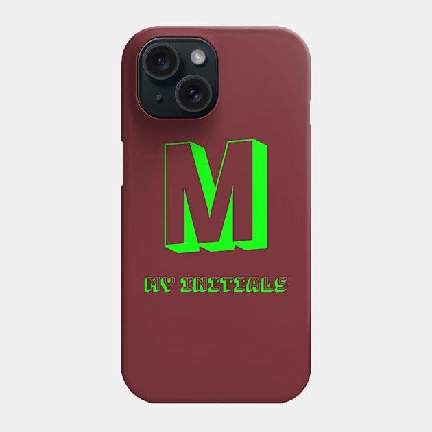 Letter M Letter Art Phone Case by EKSU17