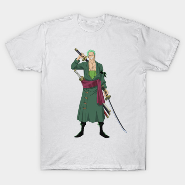 One Piece Zoro Anime T Shirt Teepublic Uk