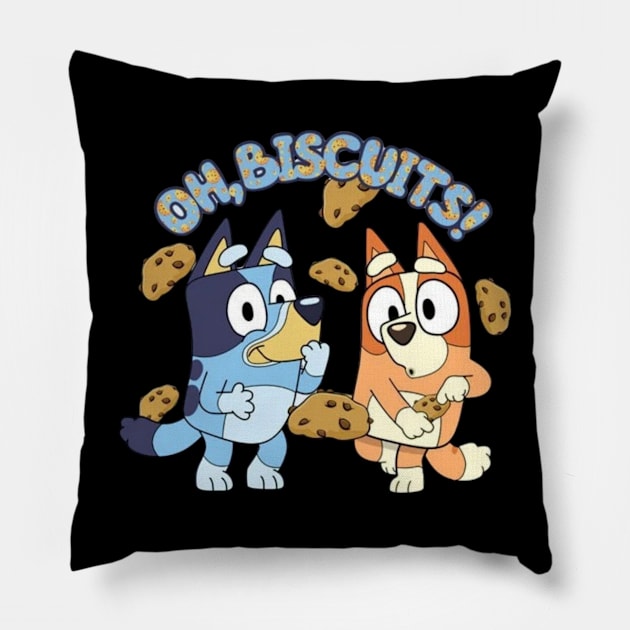 oh, biscuits ! Pillow by GapiKenterKali