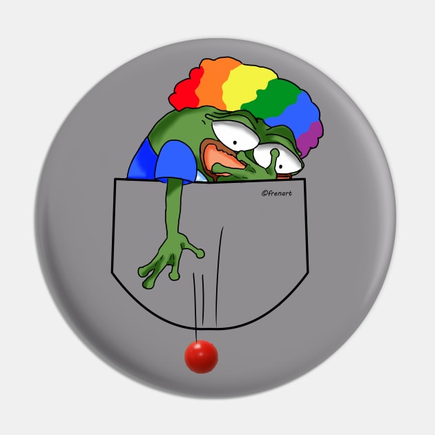 Honk Honk (Clown Pepe) Loses Nose Pin by FrenArt