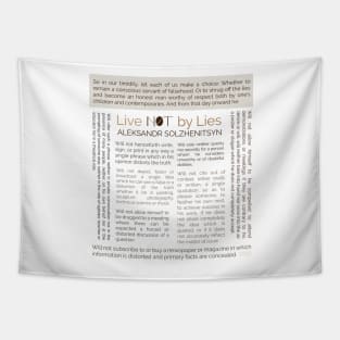 Live not by Lies Alexander Solzhenitsyn Tapestry