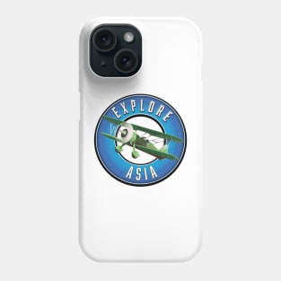 Explore Asia vintage style logo Phone Case