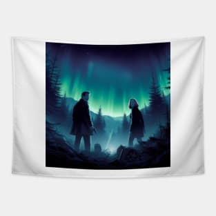 UFO Chronicles Podcast - Mulder and Scully X-Files Tapestry