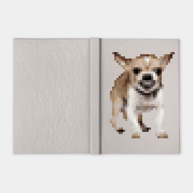 Angry Pixel Art Chihuahua Chihuahua Dog Lover Carnets Teepublic Fr