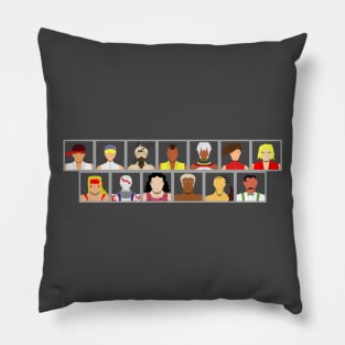 Select Your Character-Street Fighter 3: 2nd Impact Pillow