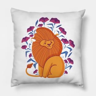 Mane Flower Lion Pillow