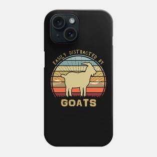 Easily Distracted By Goats Phone Case
