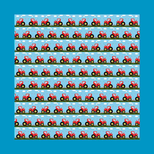 Toy tractor pattern by Gaspar Avila