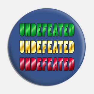 Undefeated Pin