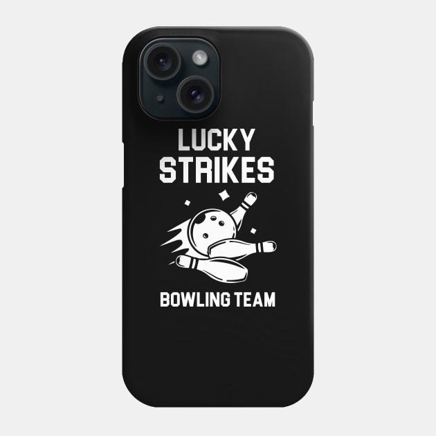 Lucky Strikes Bowling Team Phone Case by worldtraveler