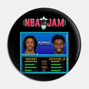 NBA JAM - Memphis Basketball Pin