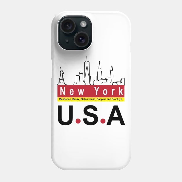 New York Phone Case by hossamimam