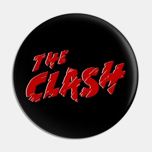 The Clash White Red Vinyl Pin