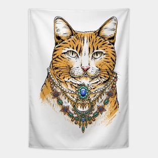 Cat jewerly Tapestry