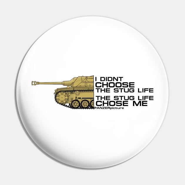 StuG Life T-Shirt Pin by Panzerpicture