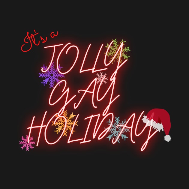 Jolly Gay Holiday Sparkle by #BU_LGBTQ