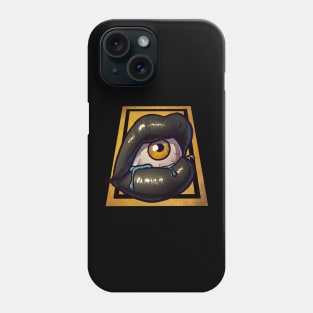 Black Lip Service Phone Case