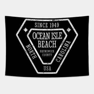 Occean Isle Beach, NC Summertime Vacationing Sign Tapestry