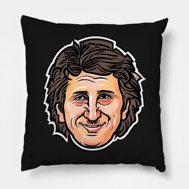 Coach Mike Leach Sticker Pillow by MoGaballah