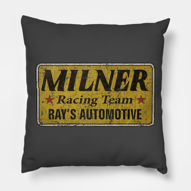 Milner Racing Team 1964 Pillow by Thrift Haven505