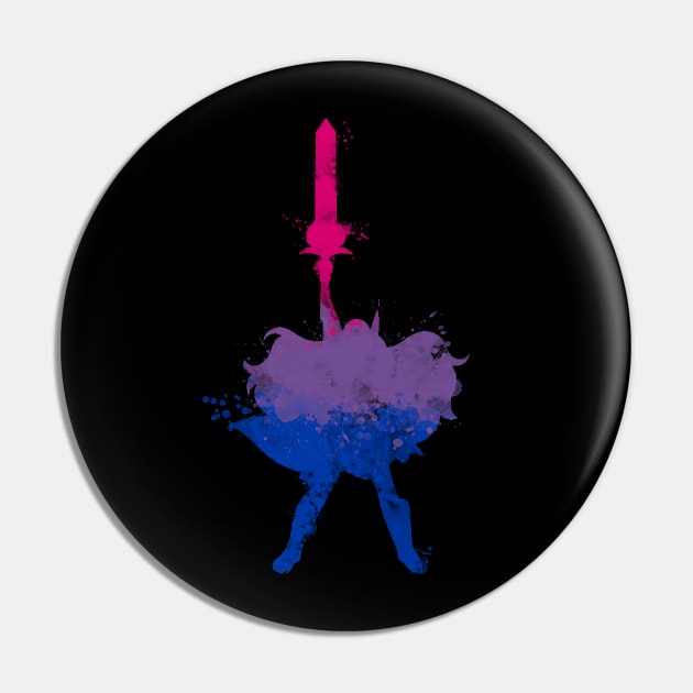 She ra bisexual flag watercolor Pin by JuliaSC