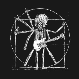 Metalhead Vitruvian man T-Shirt