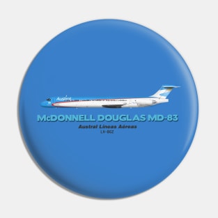 McDonnell Douglas MD-83 - Austral Líneas Aéreas Pin