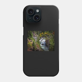 Cascading River in Yellowstone Phone Case