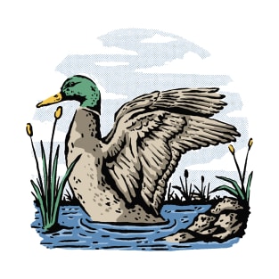 Swimming Duck T-Shirt