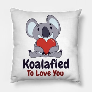 Valentine's Day Koala Love Wildlife Koala Lover Pillow