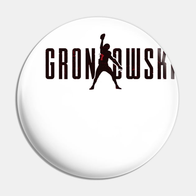 Rob Gronkowski Tamba Bay Silhouette Name Pin by Buya_Hamkac