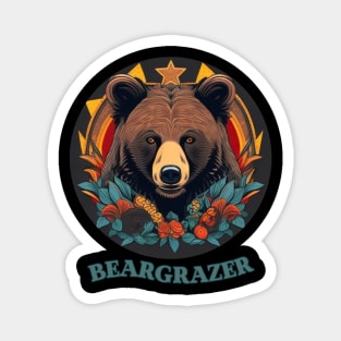 Bear Grazer T shirt Magnet