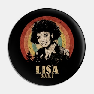 Retro Sunset Lisa Bonet 1977s Pin