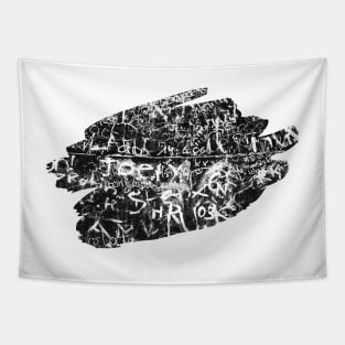 Dark Graffiti Splash Art Print 1 Tapestry