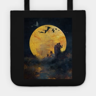 Singing Up the Moon Tote