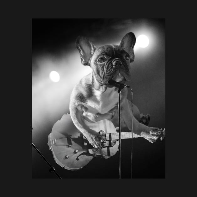 French Bulldog Rocker by Random Galaxy