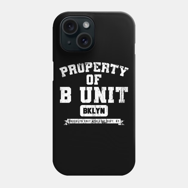 Brooklyn Bed Stuy New York Bklyn Basketball B Unit Grunge Phone Case by The Shirt Genie