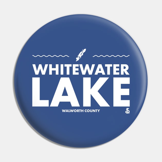 Walworth County, Wisconsin - Whitewater Lake Pin by LakesideGear