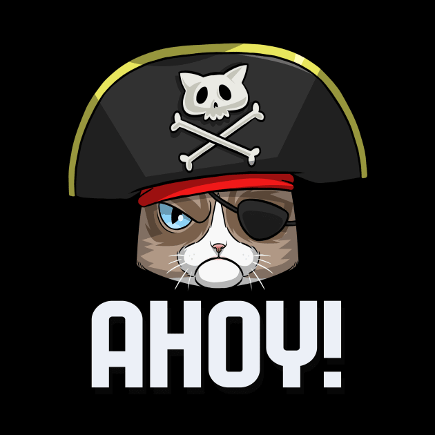 Exotic Shorthair Cat Pirate Captain by Noseking