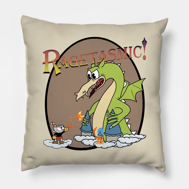 Ragetasmic Pillow by F. Crescent 1781