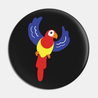 Macaw Parrot Pin