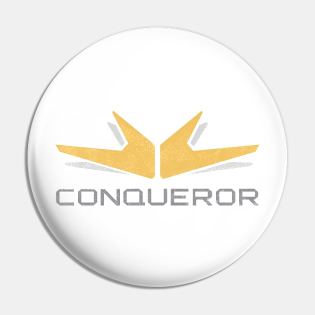 Redout - Conqueror Logo Pin by 34bigthings