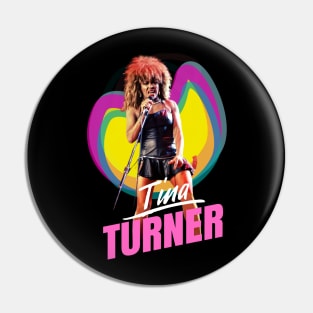 TINA TURNER- 80s Pin