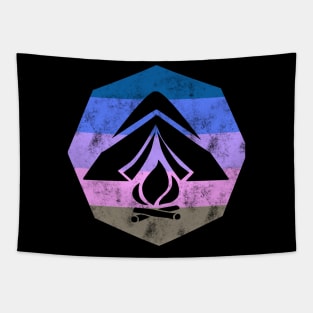 Retro Camping Tapestry