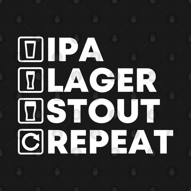 IPA LAGER STOUT REPEAT by gemgemshop